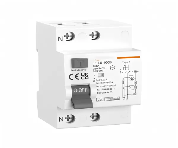 APL6-100B Disjoncteur Différentiel Type B (RCCB)