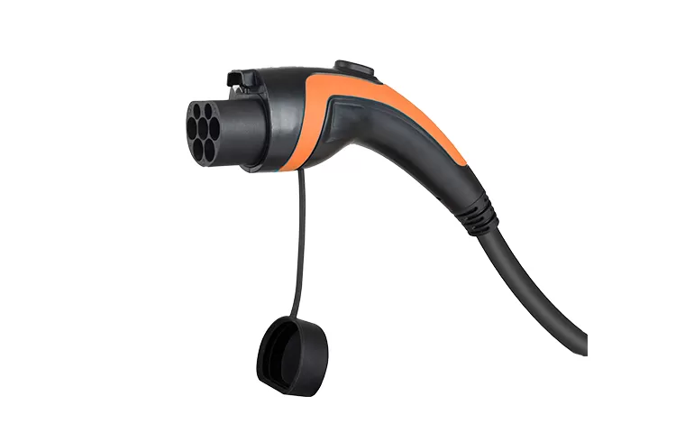 Connecteur de charge EV droit AC GB/T (fiche d'alimentation côté borne)